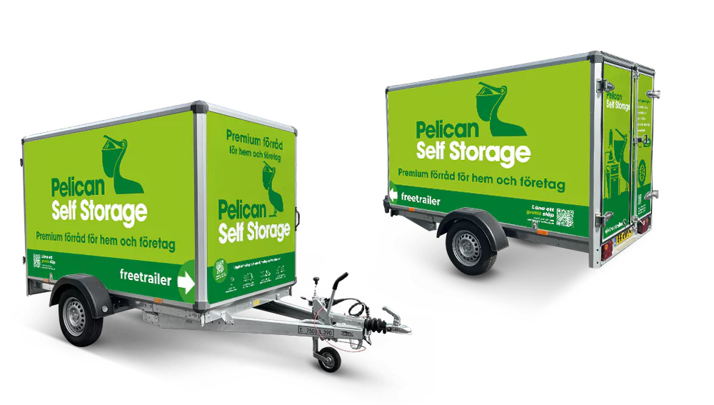 Hyr släp hos Pelican Self Storage