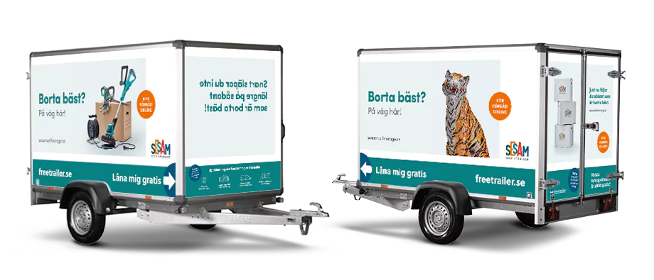 Hyr släp hos Sesam Self Storage