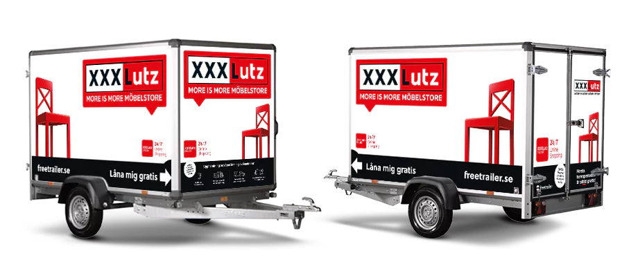 Hyr släp hos XXXLutz