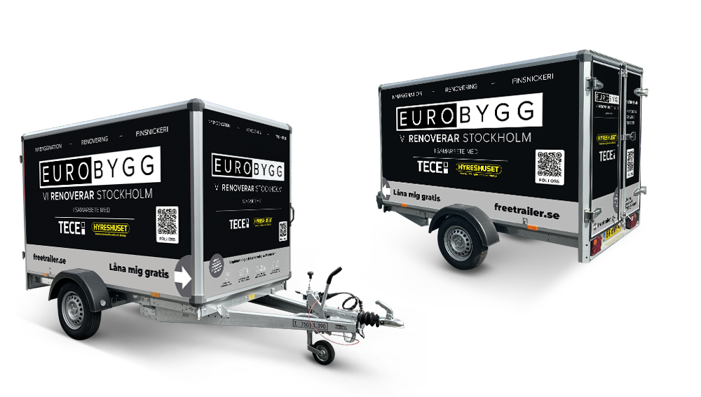 Hyr ett släp hos Eurobygg