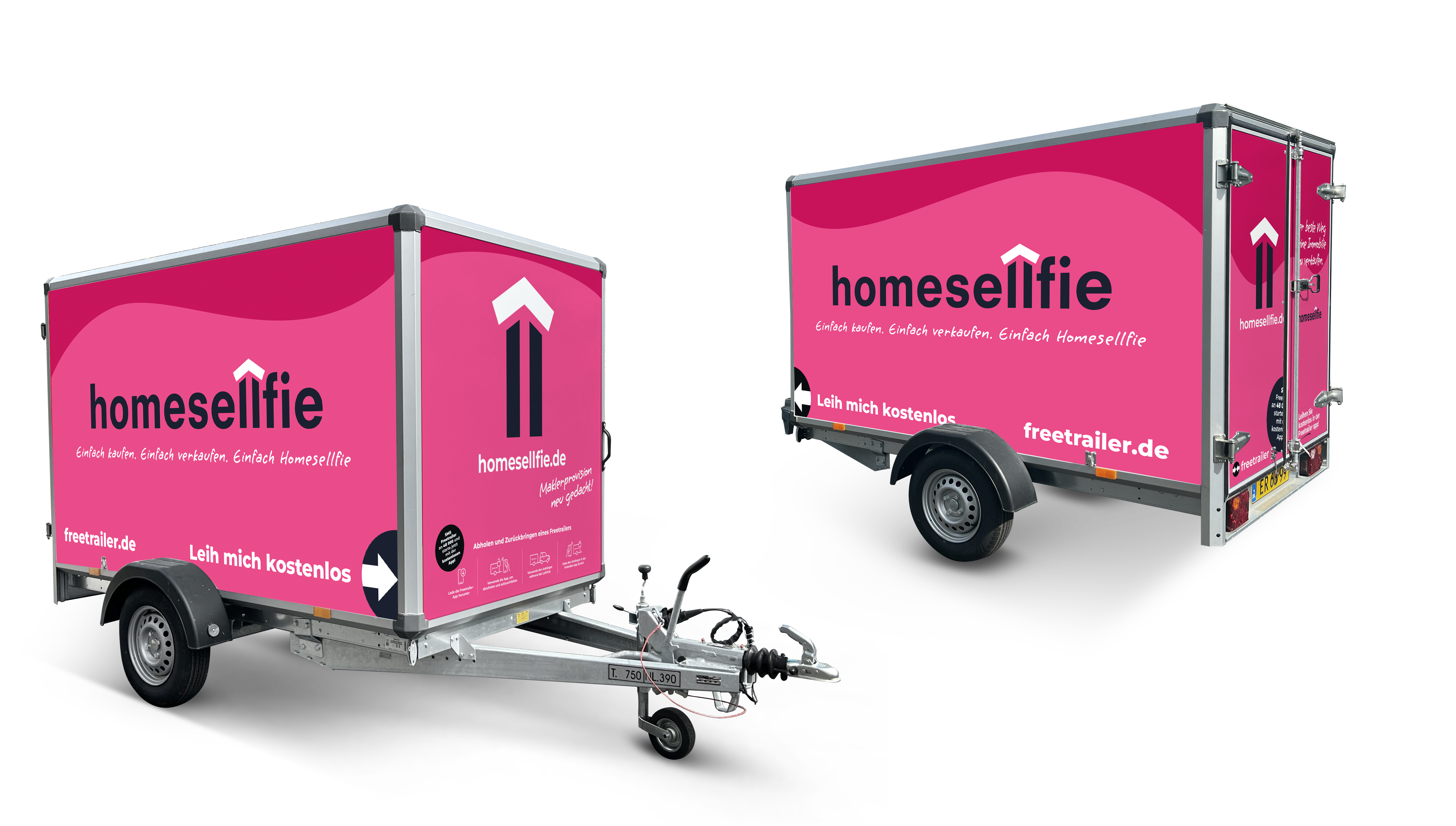 Homesellfie Anhänger Design