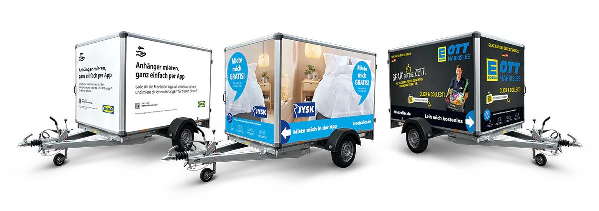 Anhänger mieten über Freetrailer