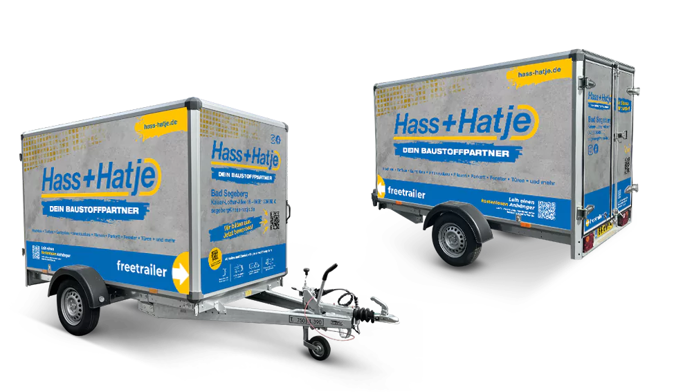 Miete einen Anhänger bei Hass-Hatje