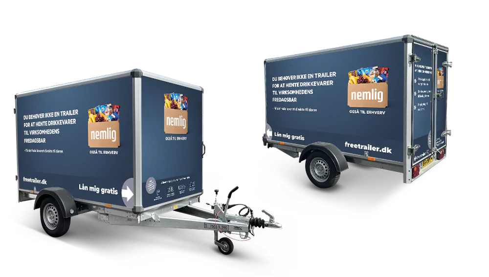 Lej en trailer hos Freetrailer Gladsaxe