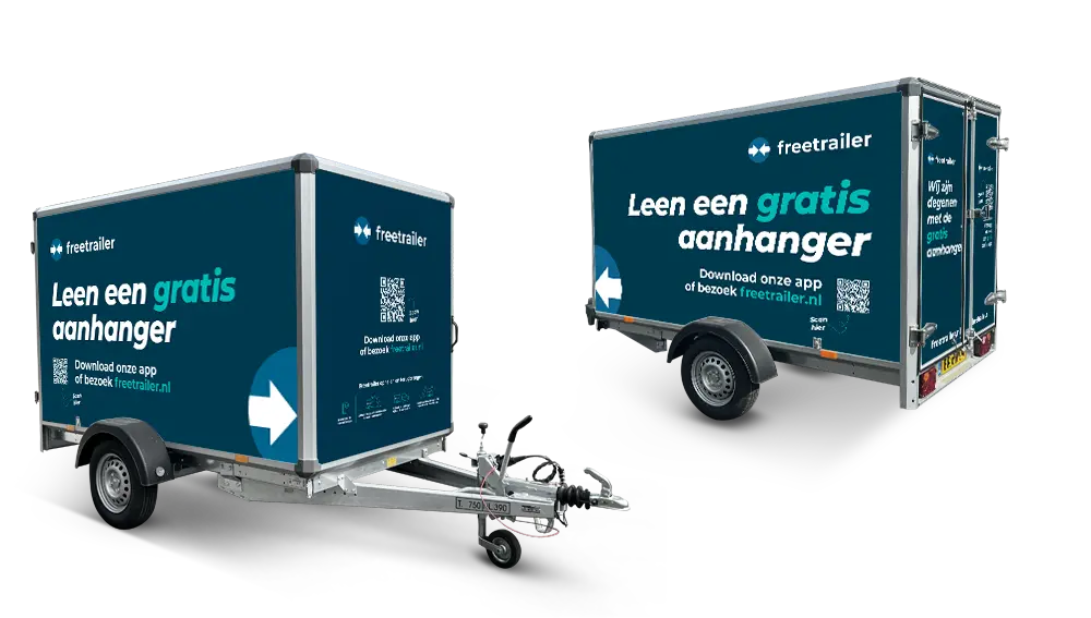 Huur een gratis aanhanger van Babydump